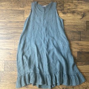 LiaBella dress, grey, size medium, linen blend